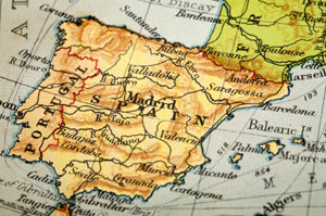 map of spain