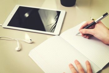 Writing with language learning