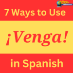 venga in Spanish
